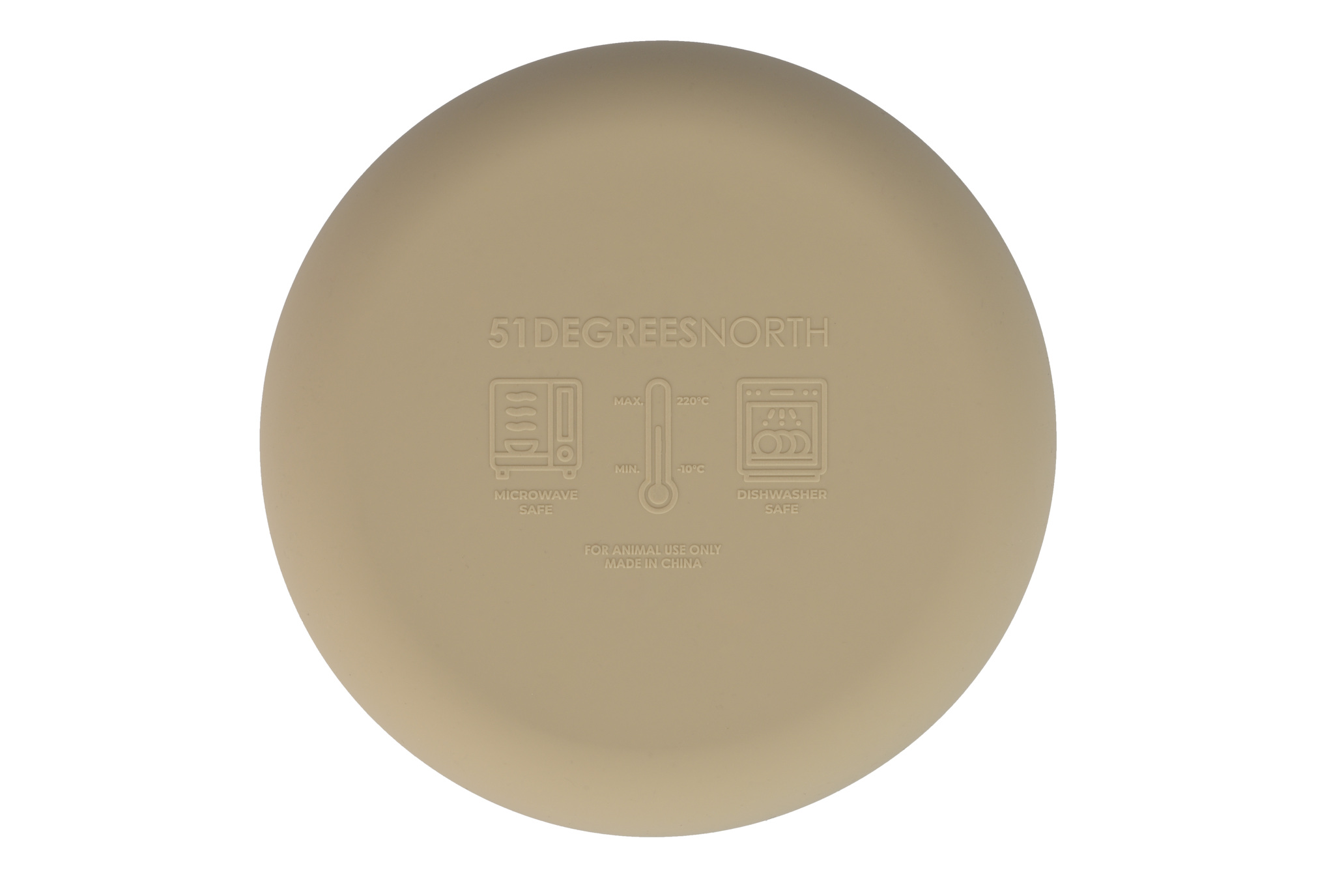 Slow Feeder Bowl 350 ml für Schnellfresser - Farbe: Sand