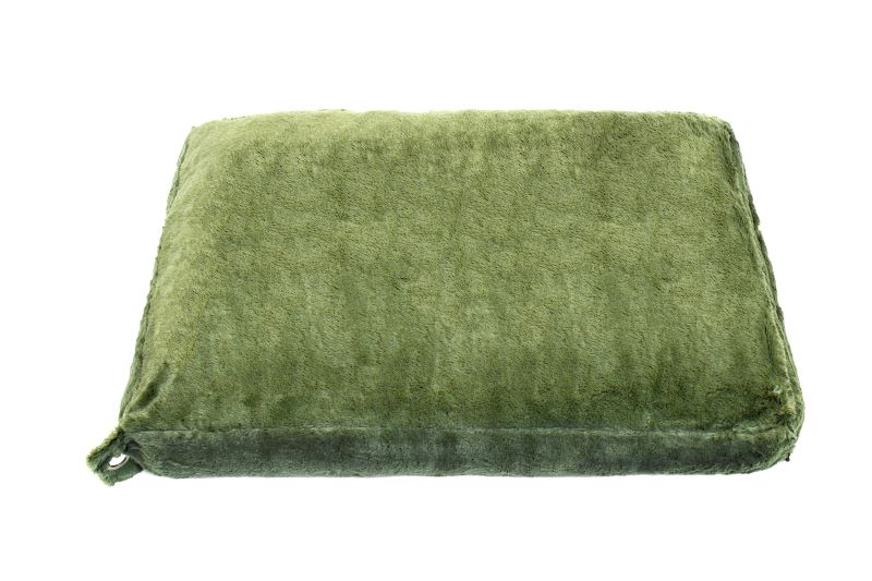 Supersoft Kuschel-Hundeboxkissen - M - Dunkelgrün