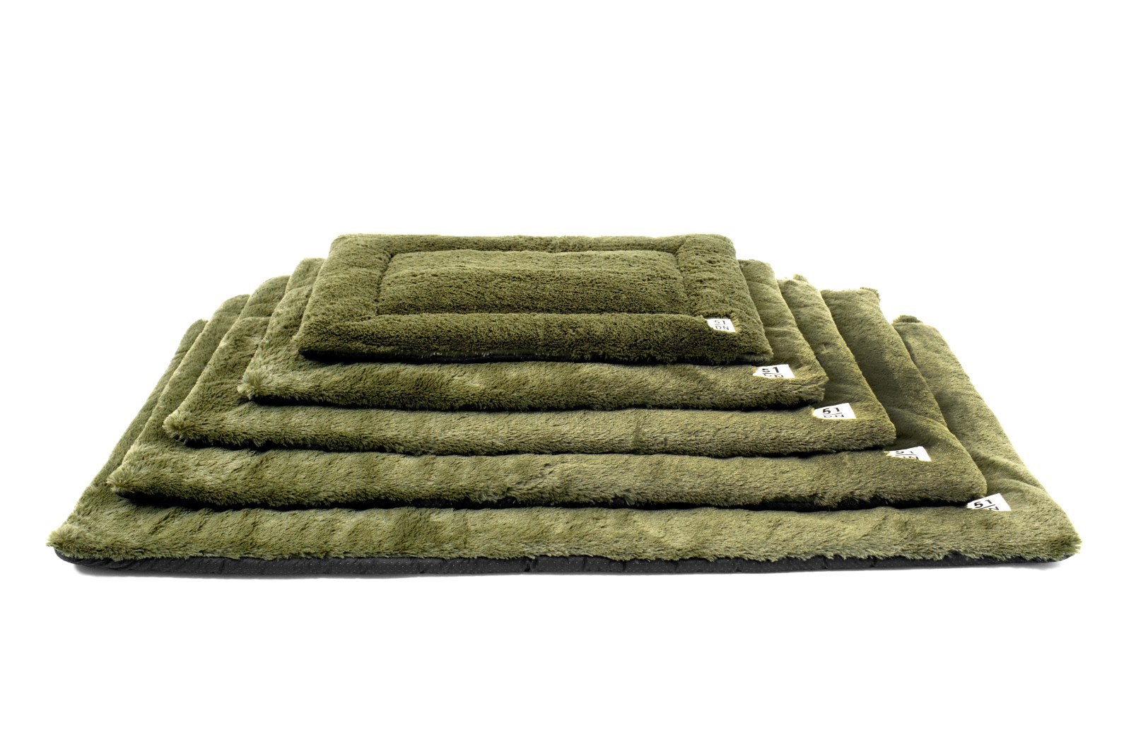 Ultraweiches, bequemes Hundeboxkissen in 5 Größen - Farbe: Dunkelgrün