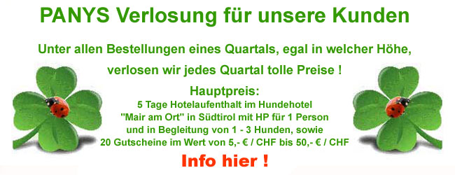 Ankündigung der Verlosungen für unsere Kunden mit tollen Gewinnen