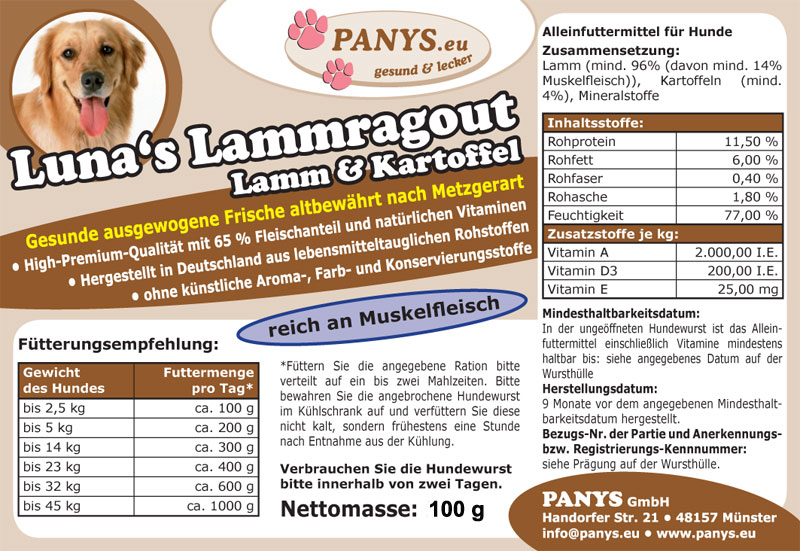 Lunas Lammragout